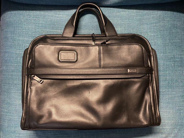 TUMI ALPHA 3 オーガナイザー・ポートフォリオ・ブリーフ レザー