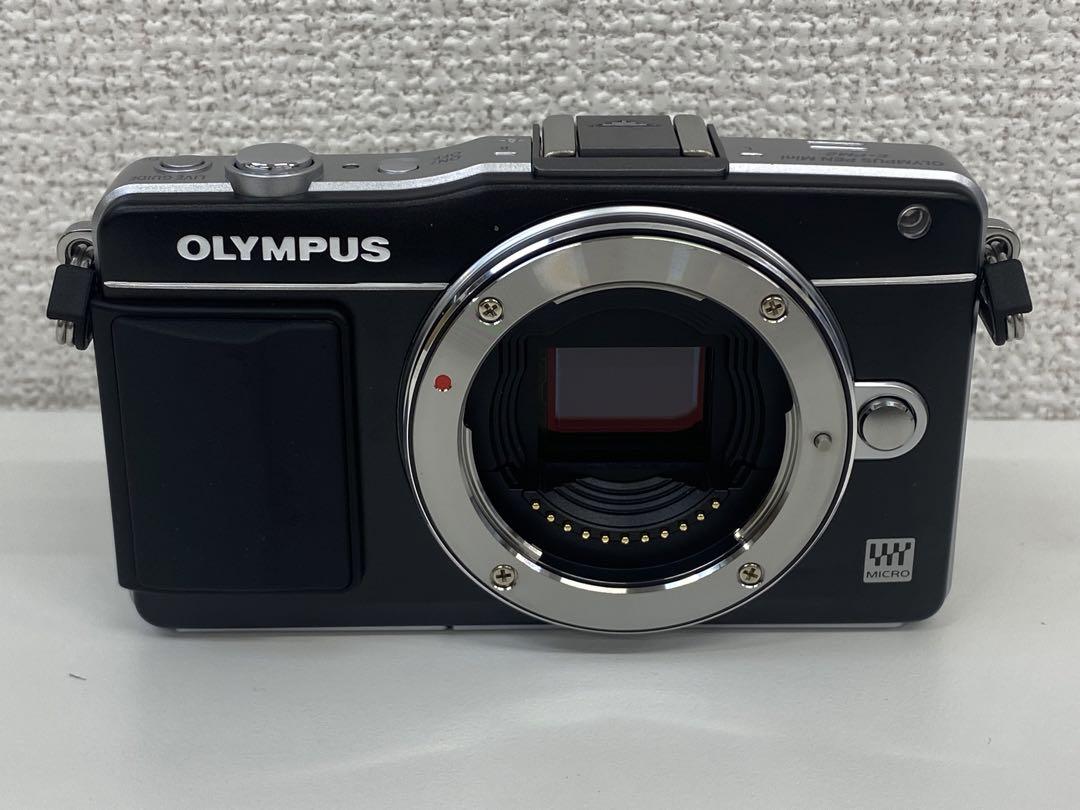 OLYMPUS オリンパス E-PM2 ブラック ボディ 本体と付属品