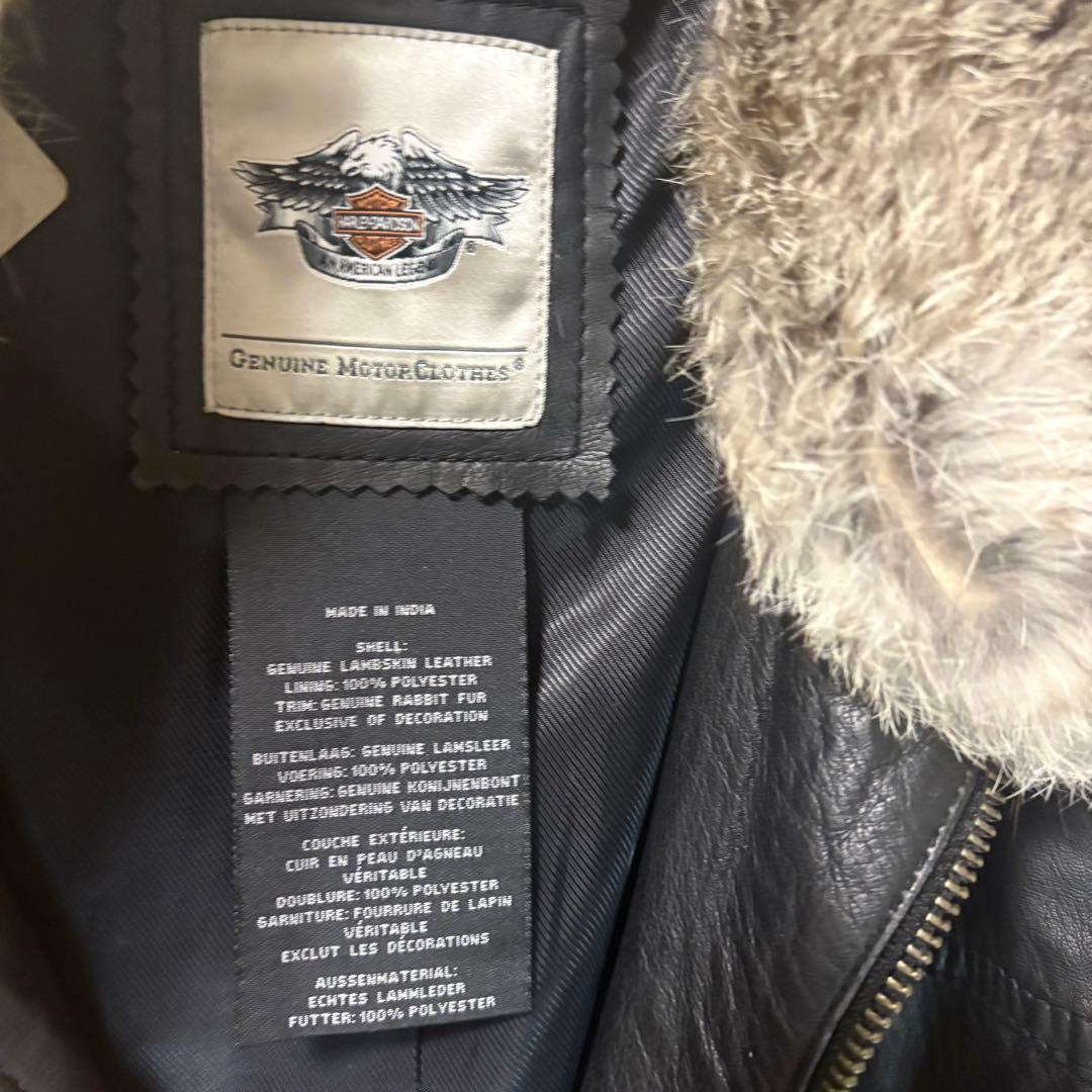Harley Davidson ブラックレザージャケット L Harley Davidson ブラックレザージャケット L