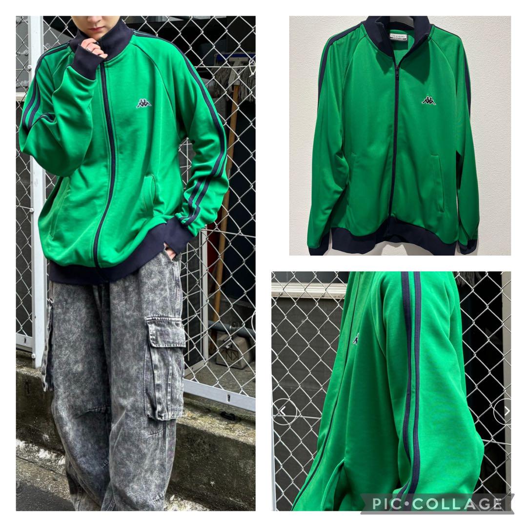 美品【KAPPA】ラインジャージ トラックジャケット
