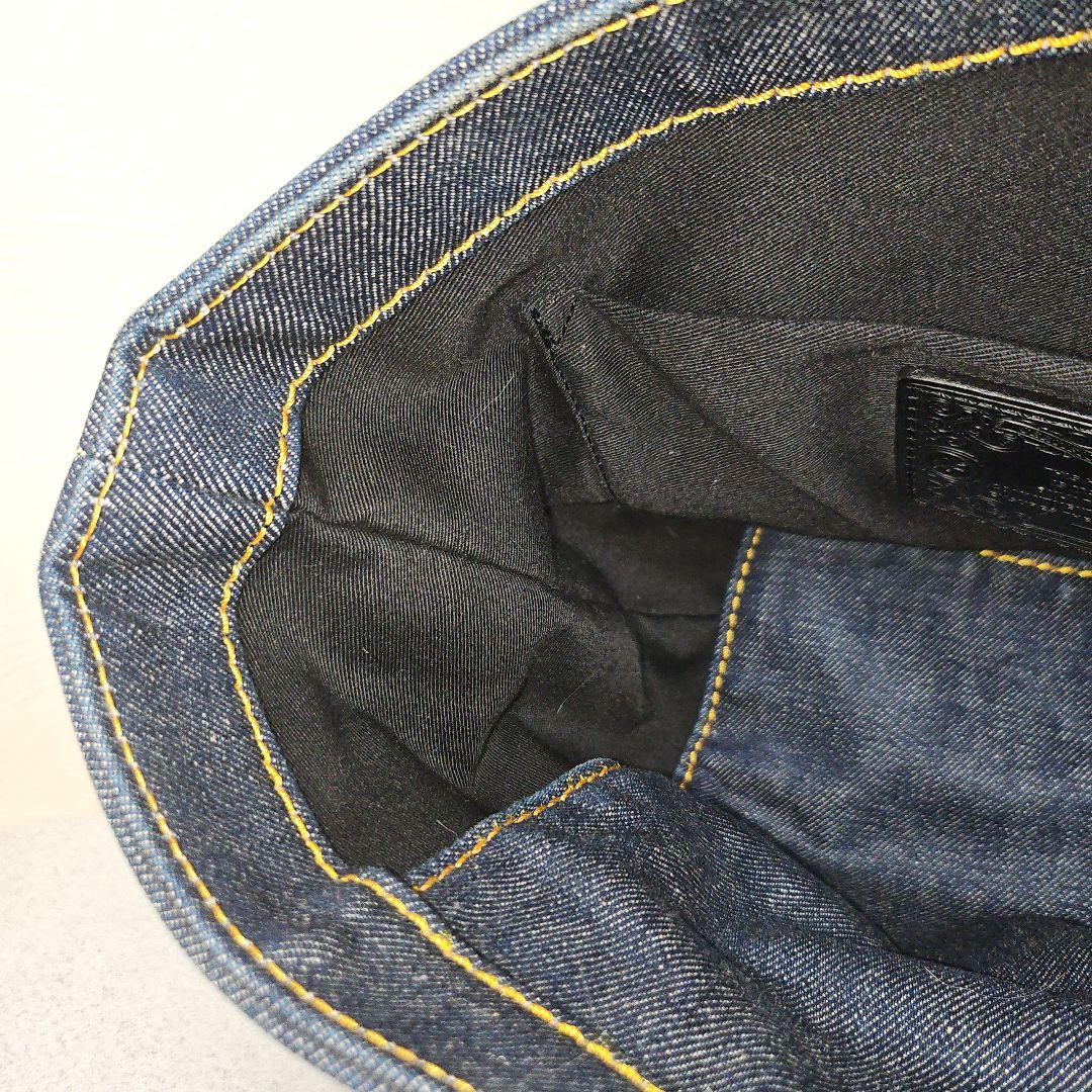 ★美品★ハンティングワールド ハンドバッグ ミニトートバッグ デニム