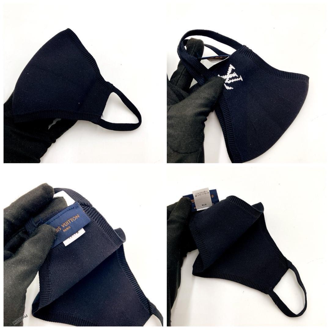 LOUIS VUITTON 　ヴィトン　フェイスマスク②　黒　ロゴ　0512