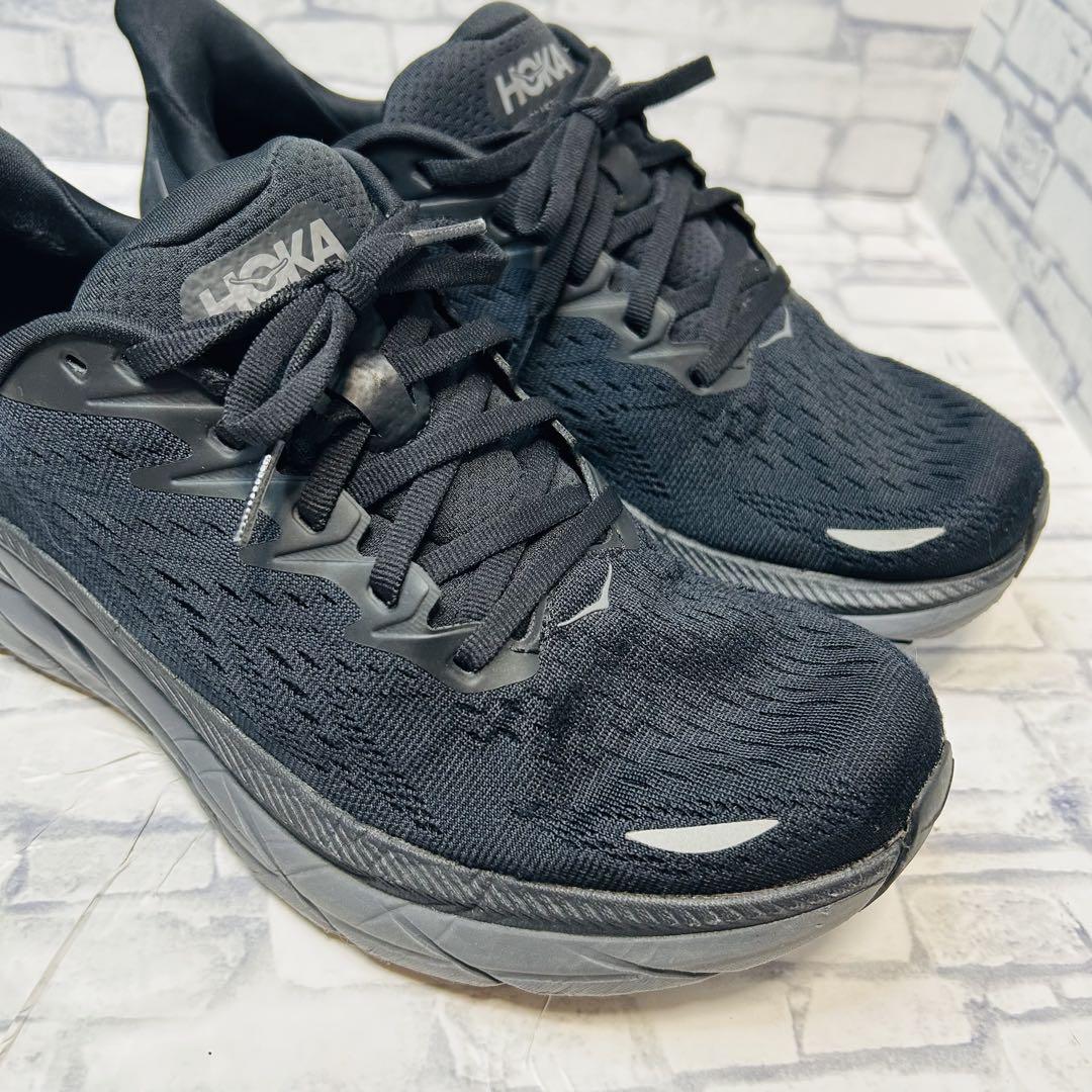 【極美品】HOKAONEONE ホカ クリフトン8 オールブラック26cm