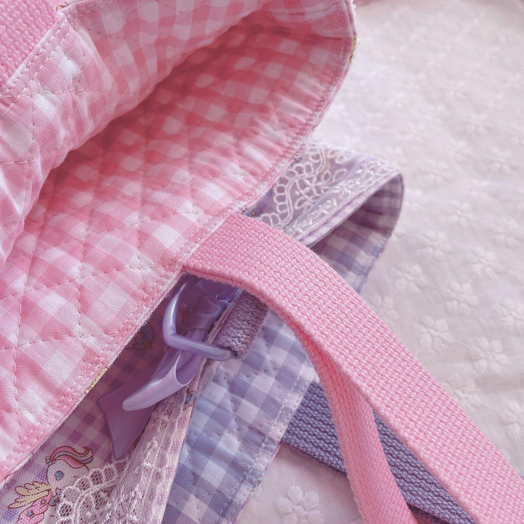 プー様   レッスンバッグ  シューズ袋 ハンドメイド