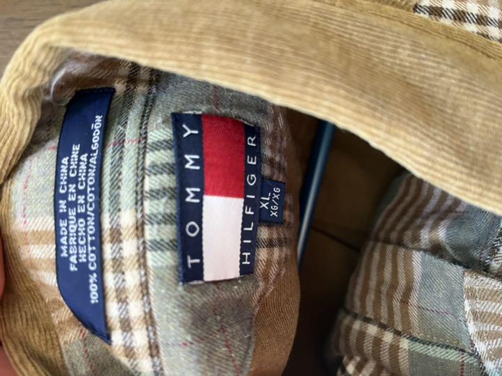 超特価定番 TOMMYHILFIGER チェックシャツ ブラウン xehw1-m14087918286 大得価国産
