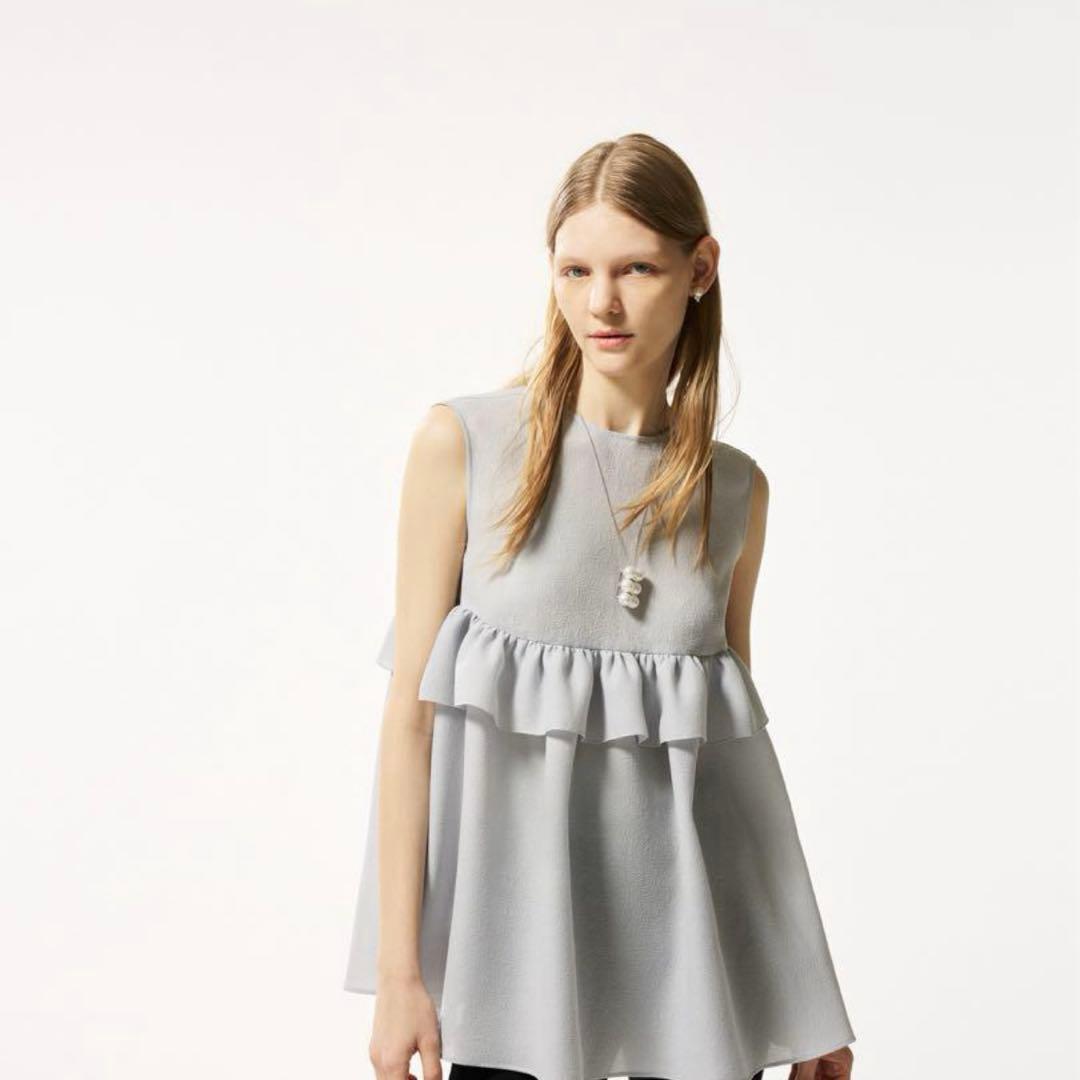 新品エムプルミエ ノースリーブブラウス 新品エムプルミエ ノースリーブブラウス