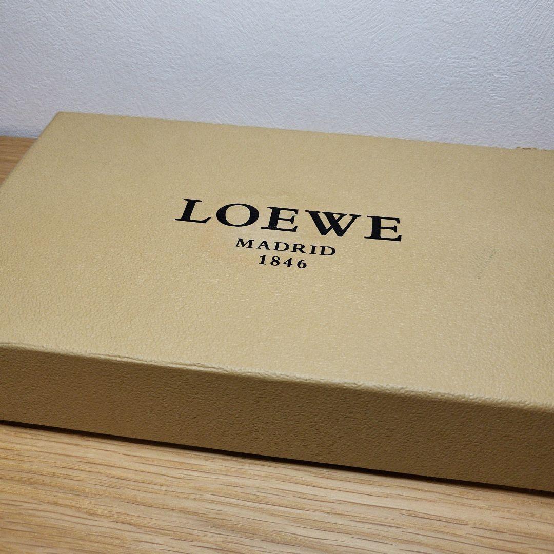LOEWE ロエベ 長財布 ヘリテージ ラウンドファスナー ロゴ金具