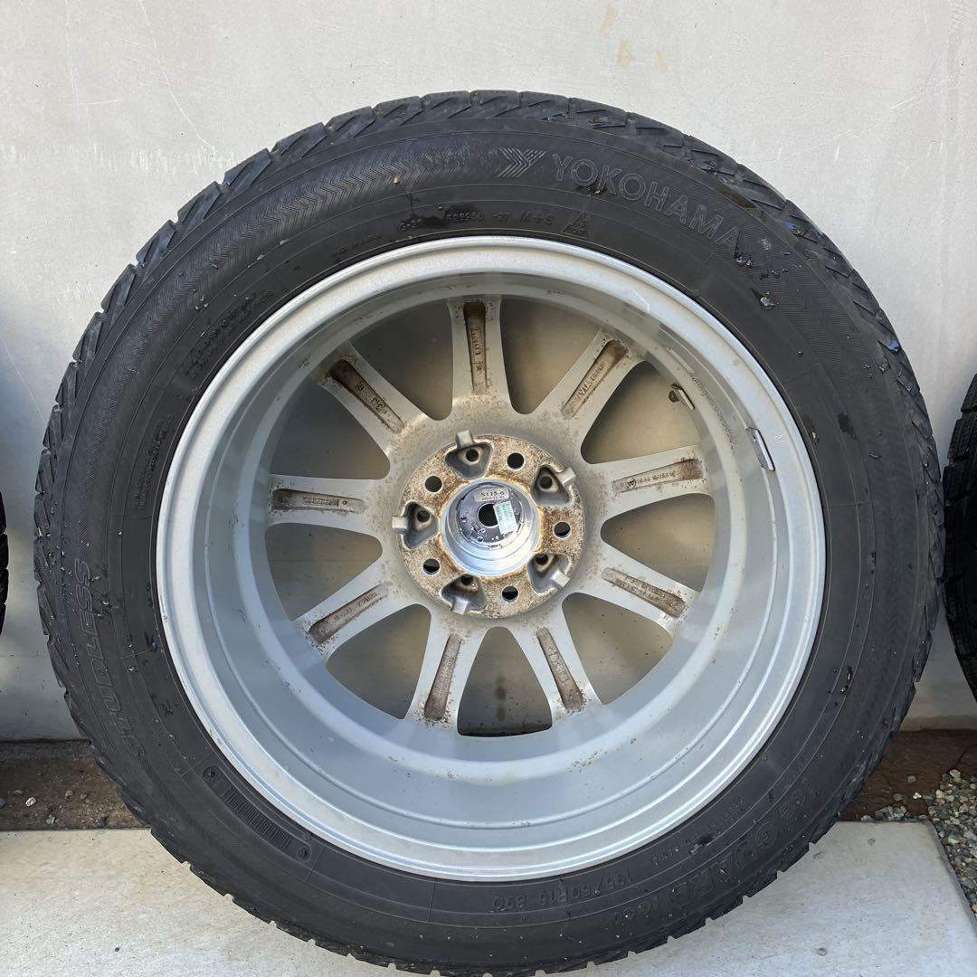 スタッドレスタイヤ　ホイール付き　4本セット　195/60R/16