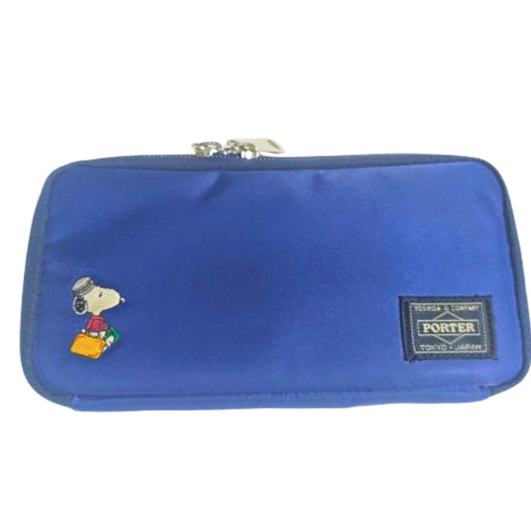 PORTER　ポーター×ピーナッツ スヌーピー 長財布 　ネイビー
