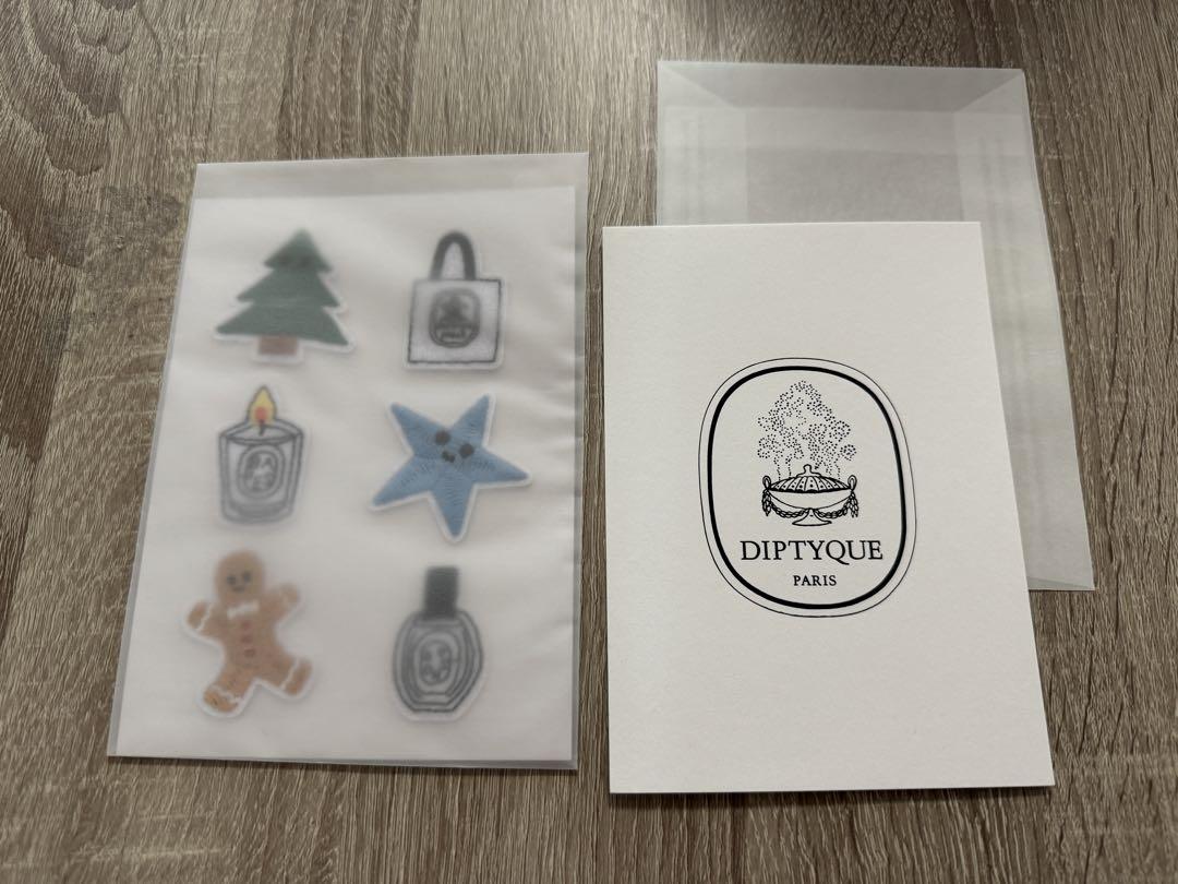 未開封DIPTYQUE ステッカーセット クリスマス