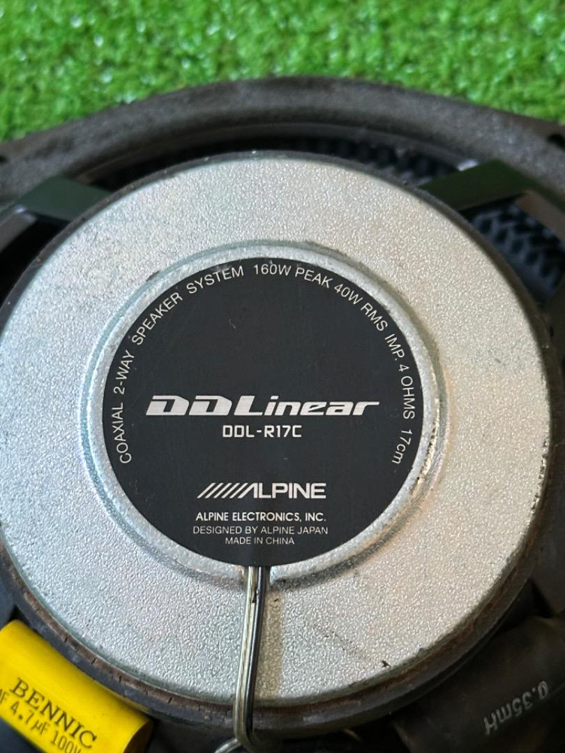 アルパイン DDL-R17C(17cm) カースピーカー 左右セット動作確認済み
