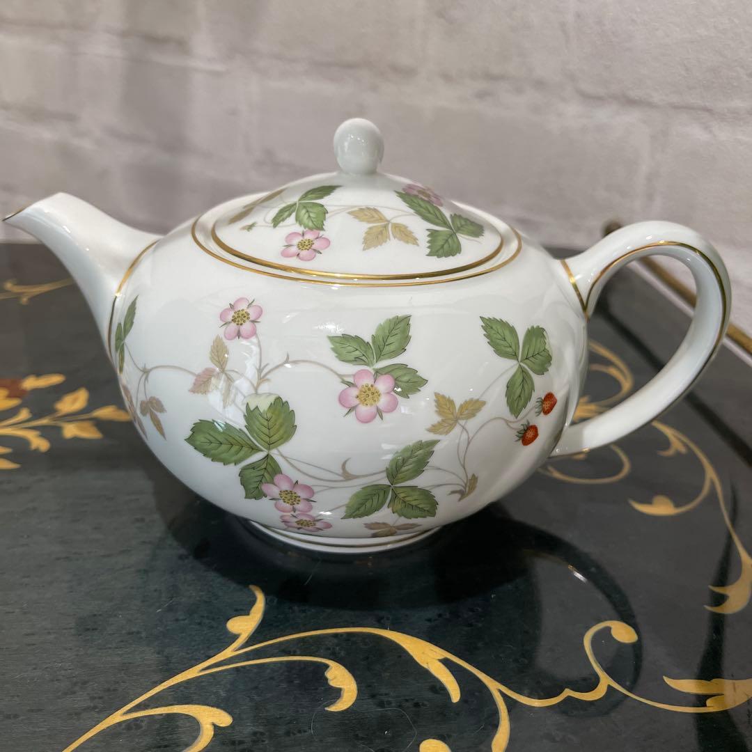 ウェッジウッド ワイルドストロベリー ティーポット ＳWEDGWOOD