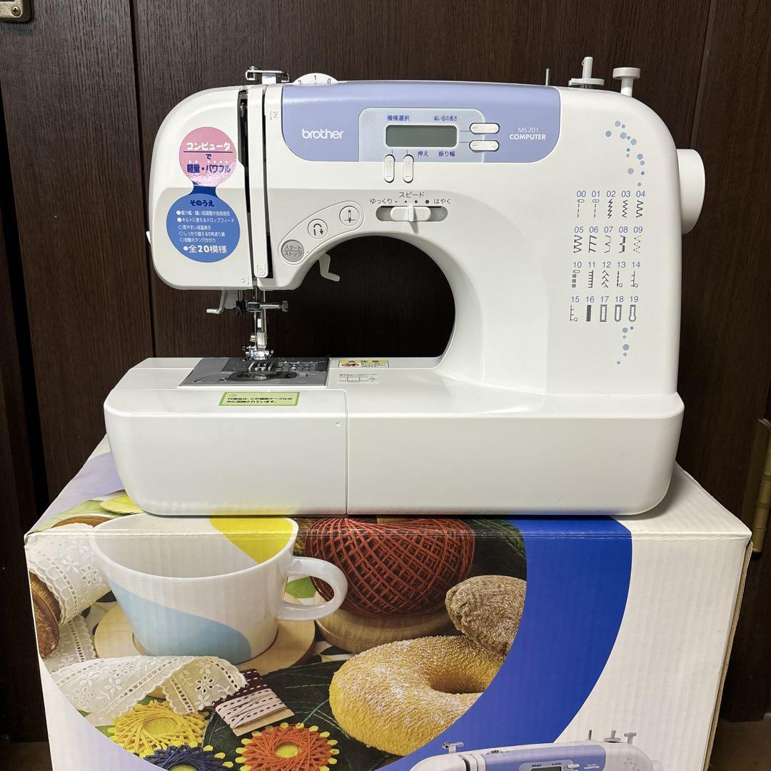 【ジャンク品】ほぼ未使用　brother コンピューターミシン MS２０１