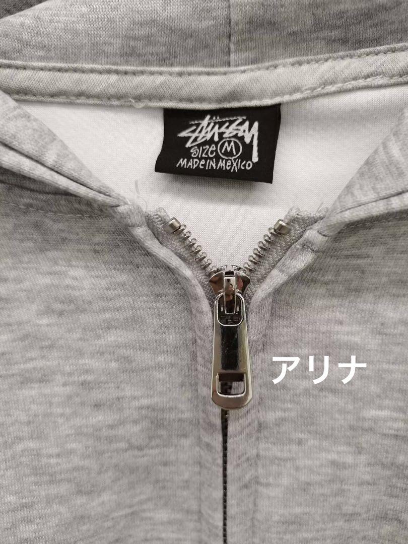 STUSSY パーカー　グレー新品未使用  Mサイズ