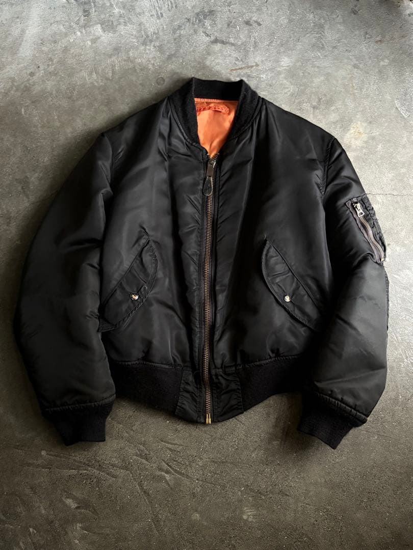 alpha industries ma-1 black made in usa