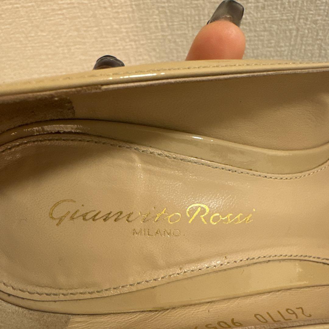 Gianvito Rossi ベージュ ハイヒール パンプス