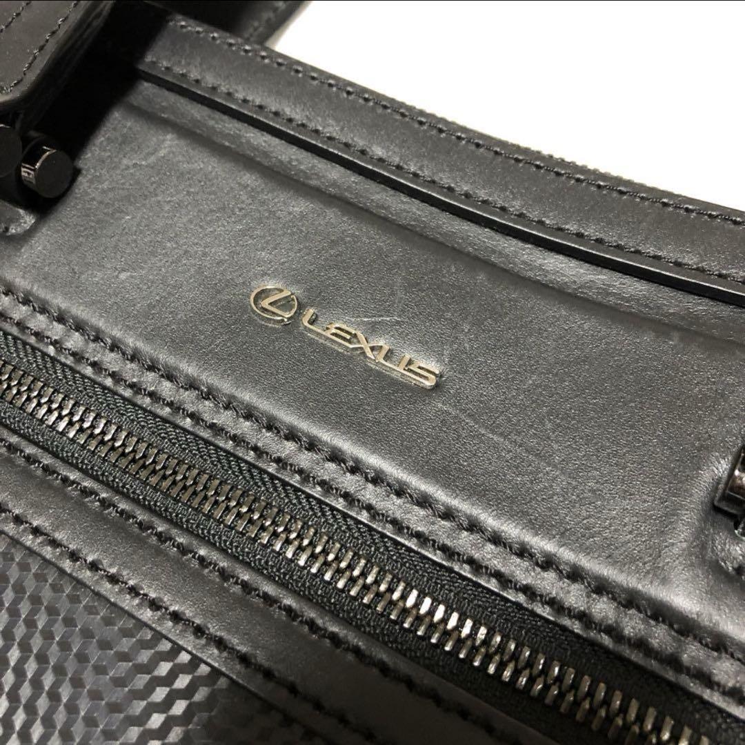 レクサス　ビジネス　バッグ　カーボン調　ブラック