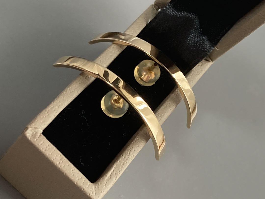 ぶらん 様 専用！ hirotaka ボウ Bow ピアス 両耳セット k10