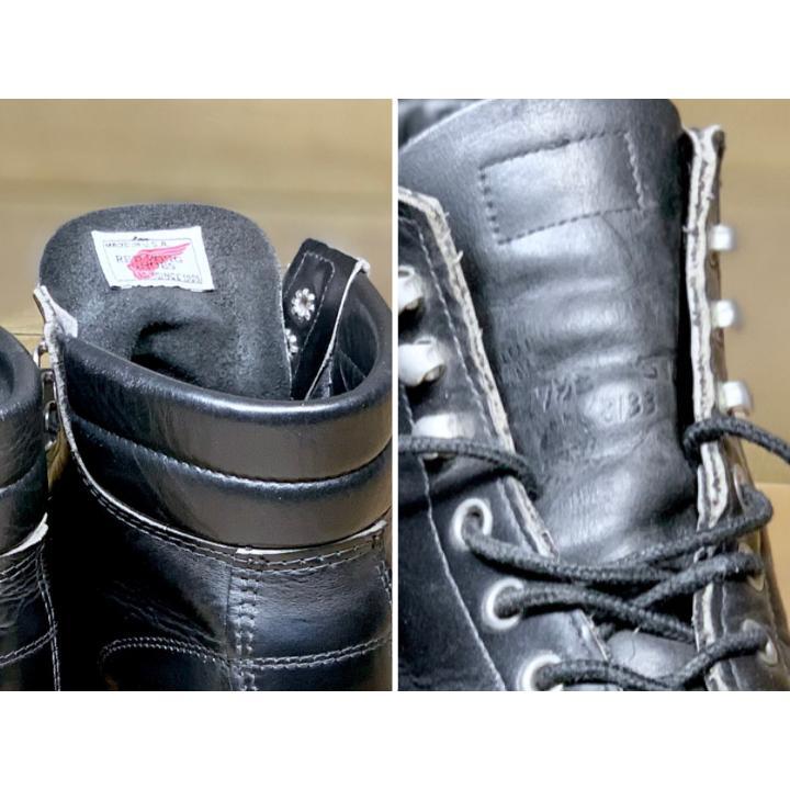 お買い得定番 8133良品7.5D 97年旧タグレッドウィング黒スーパーソールモックトゥブーツ FO7xW-m14117273324 超歓迎格安