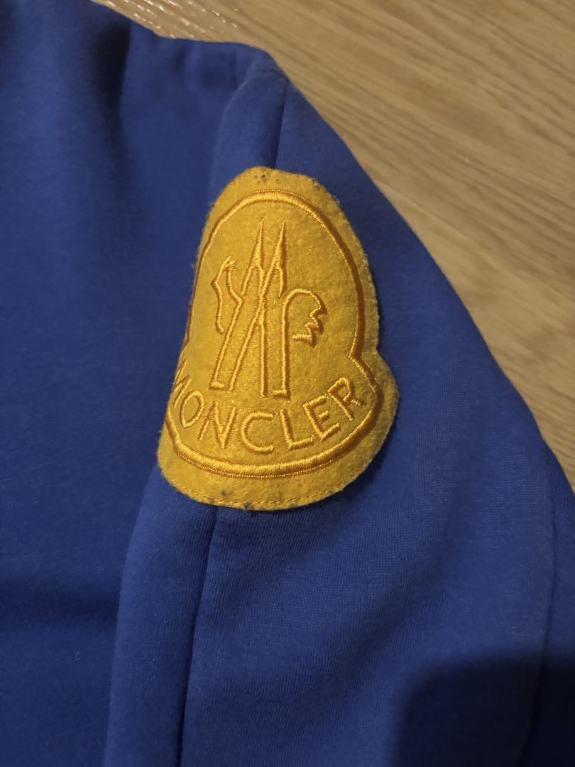 MONCLER ブルー クルーネック トレーナー