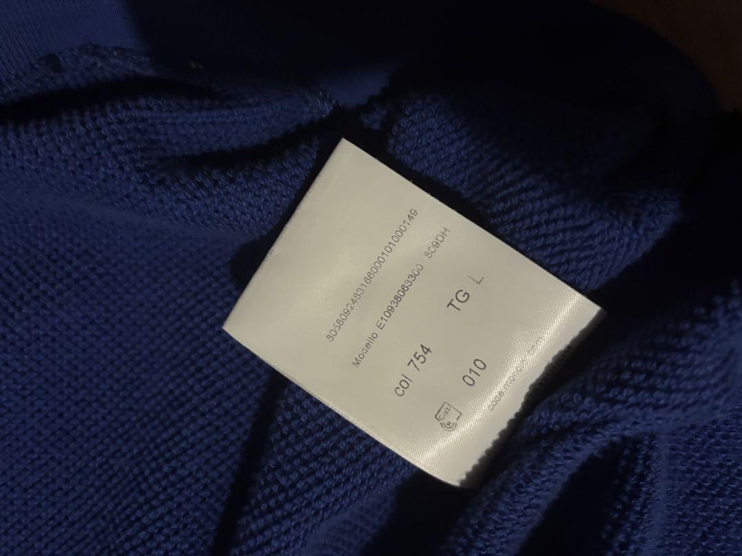 MONCLER ブルー クルーネック トレーナー