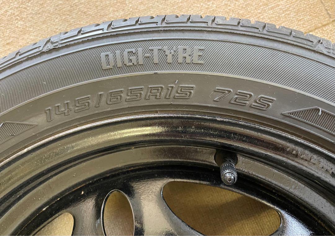 mccスマート450 軽登録、車検時使用 タイヤ・ホイール2本セット