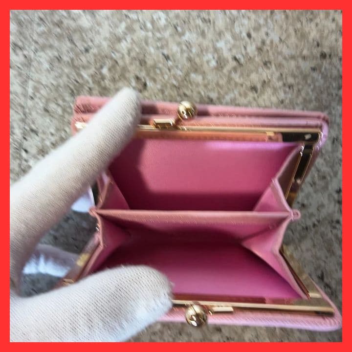 新品未使用】ヴィヴィアンウエストウッド二つ折り財布 88VV706 ピンク