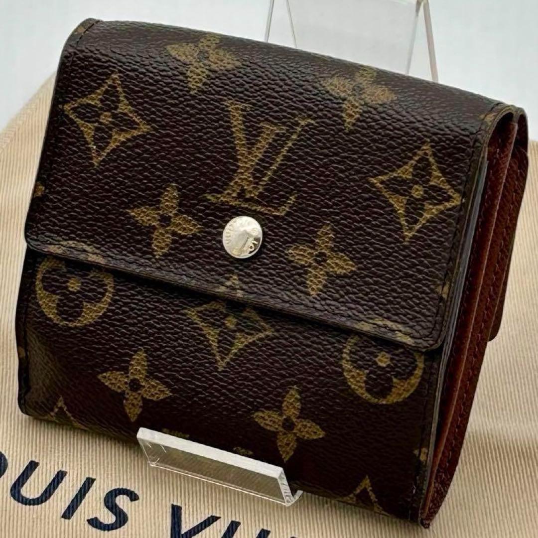 美品】ルイヴィトン モノグラム ポルトフォイユ エリーズ Wホック 美品】ルイヴィトン モノグラム ポルトフォイユ エリーズ Wホック