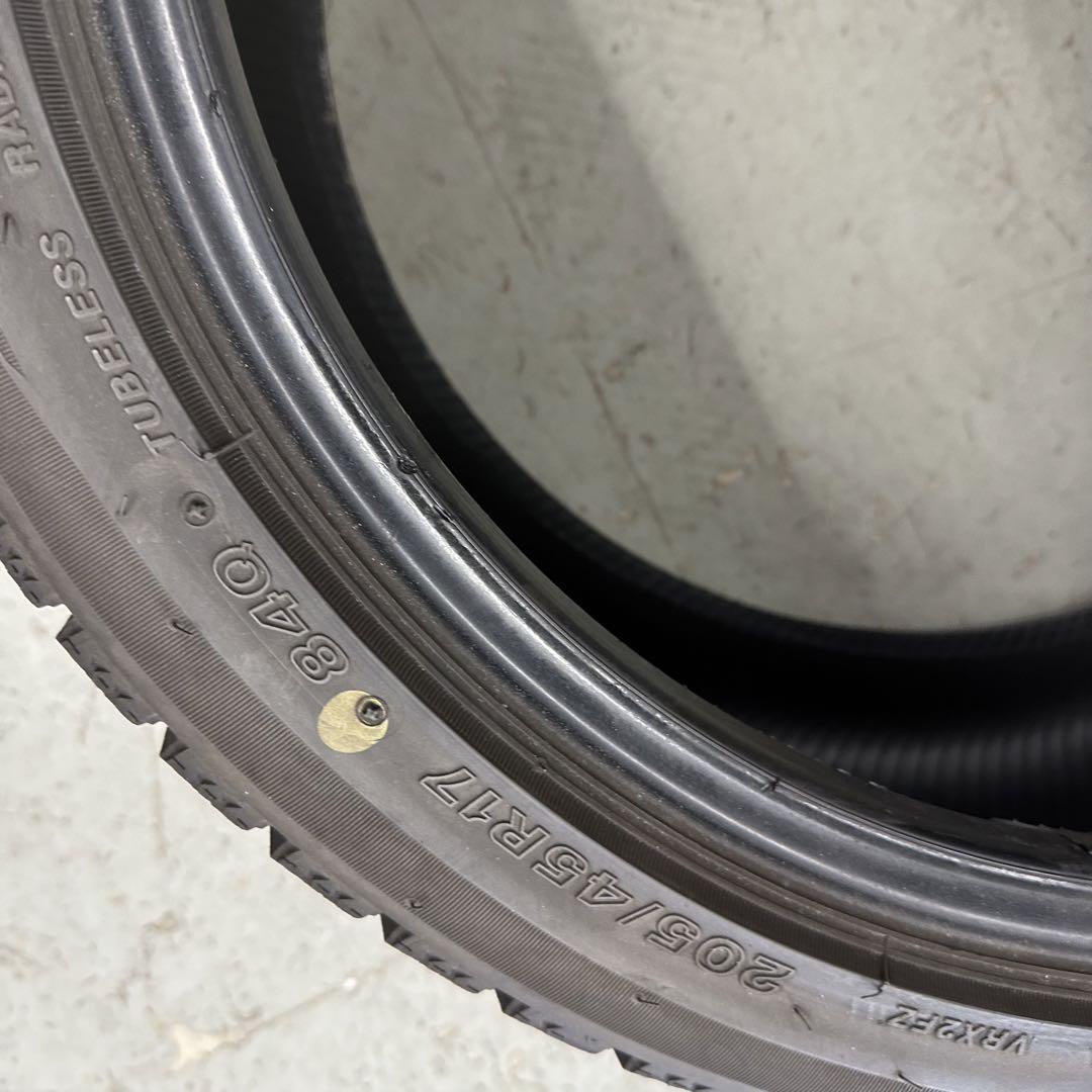 205/45R17 BRIDGESTONE VRX2 2019年製造