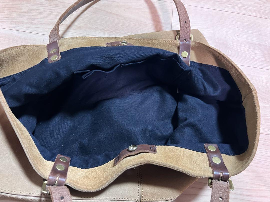 Butler Verner Sails スエードレザービッグトート