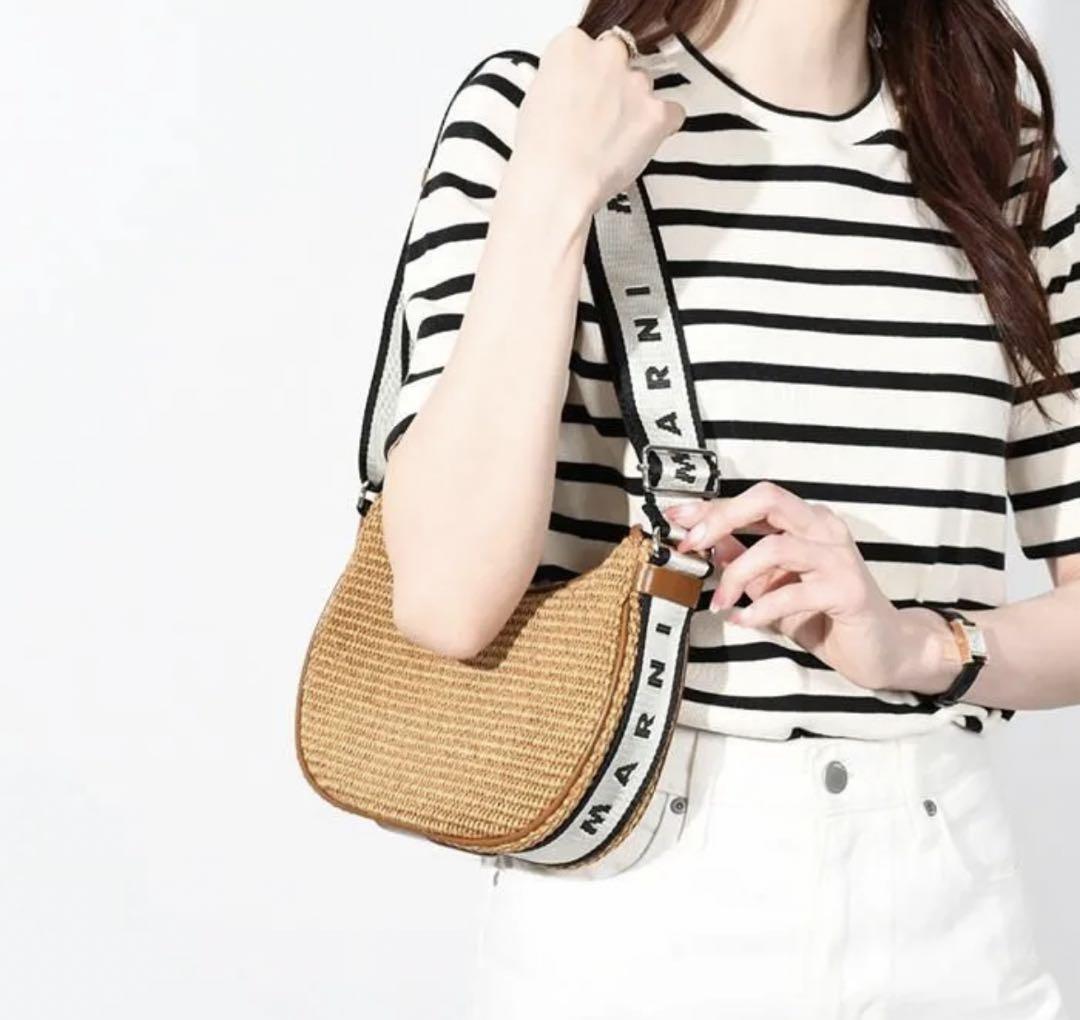 【MARNI / マルニ】BEY BAG SMALLウーヴン バッグ 画像3