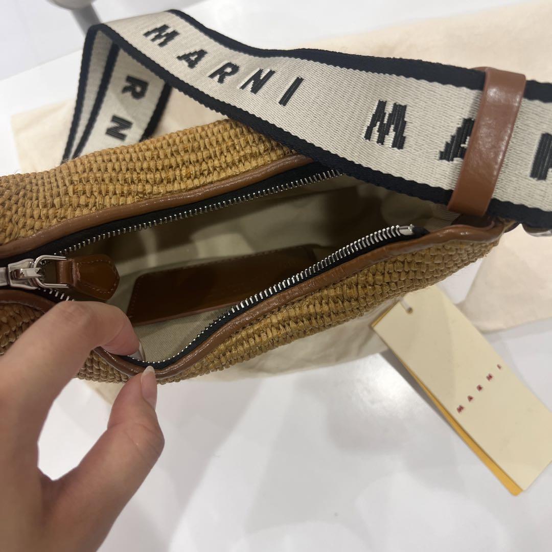 【MARNI / マルニ】BEY BAG SMALLウーヴン バッグ 画像8