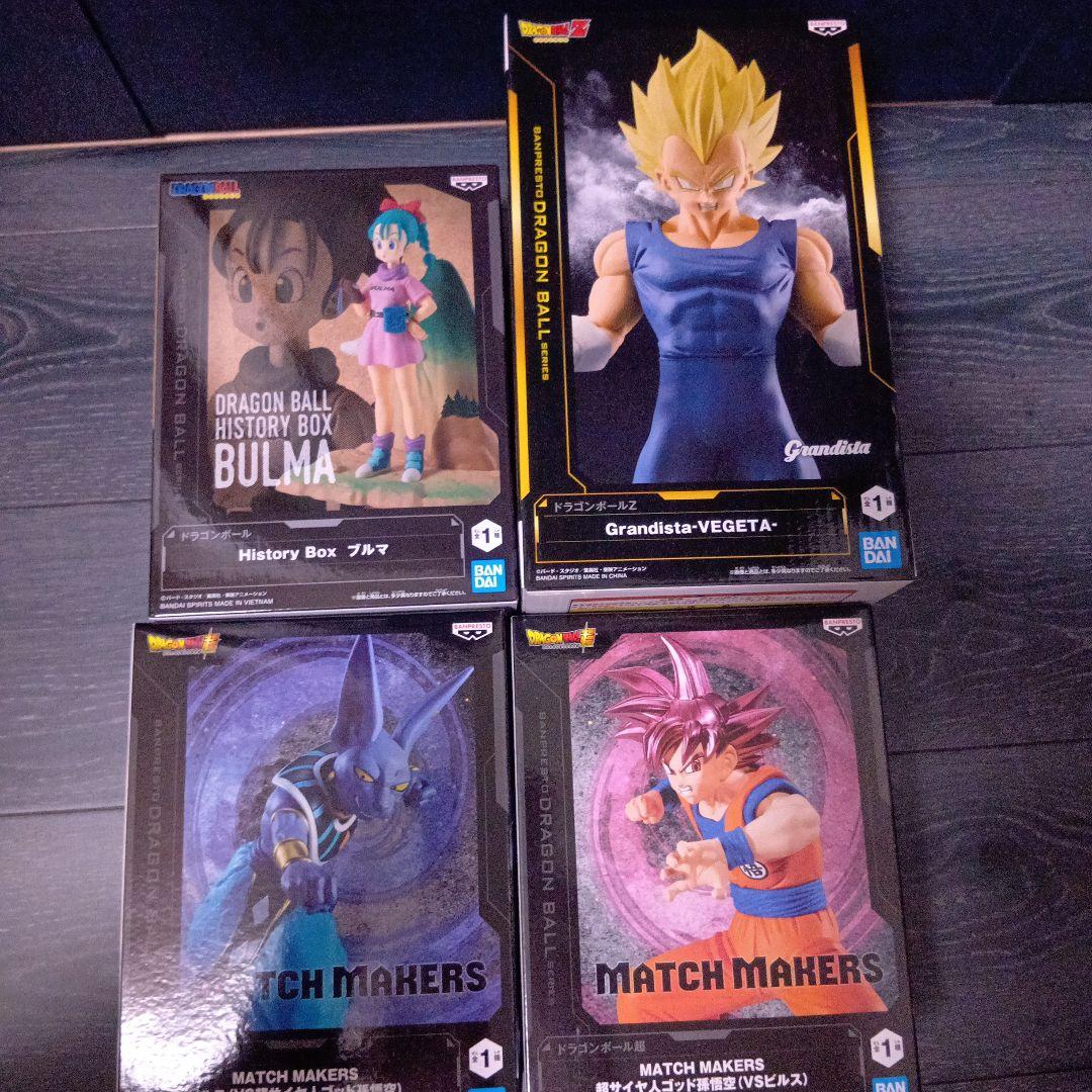 大きな取引 ドラゴンボール孫悟空 、ビルス 、ブルマ、ベジータフィギュア4 コミック・アニメ