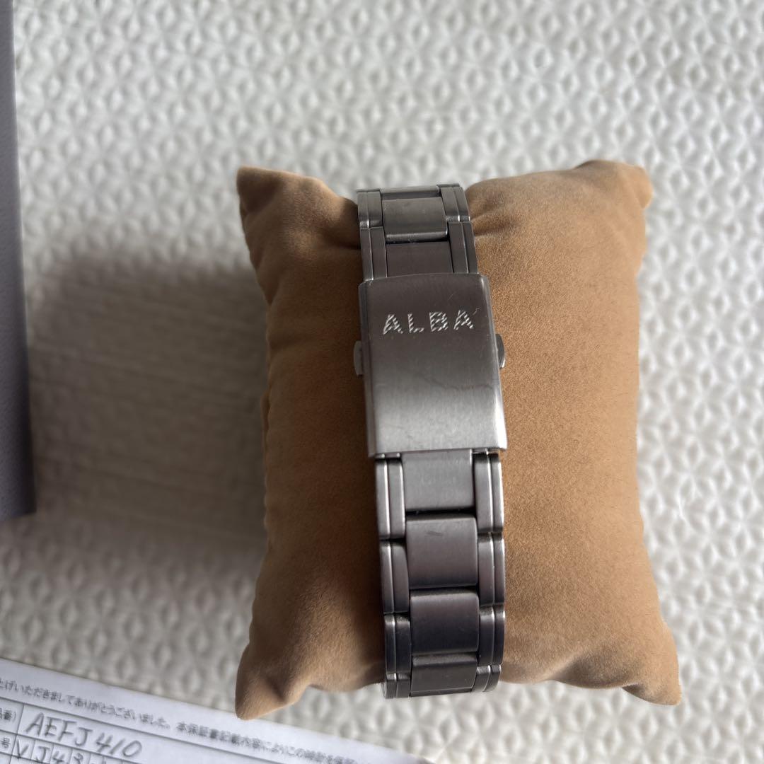 アルバ　チタン腕時計　メンズ 新品　AEFJ410