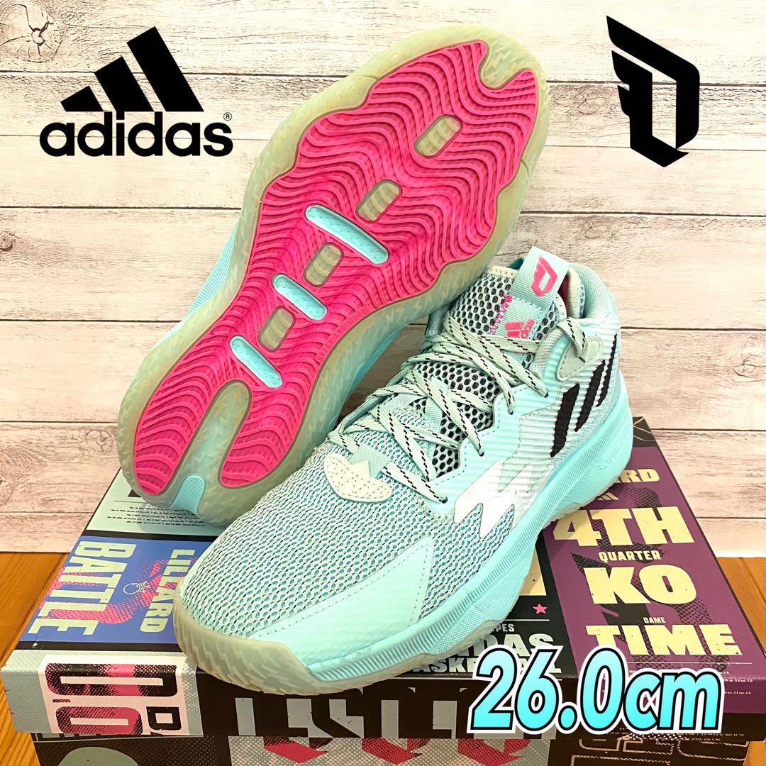 【送料無料・限定商品】adidas DAME8 26.0cm レアカラー