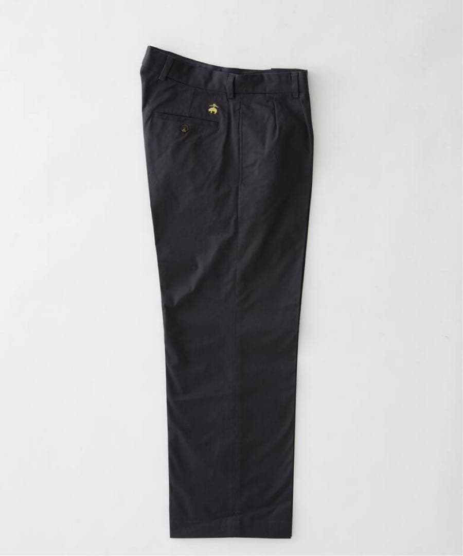 【新品】BROOKS BROTHERS 別注 プリーツ トラウザー グレー M 【新品】BROOKS BROTHERS 別注 プリーツ トラウザー グレー M