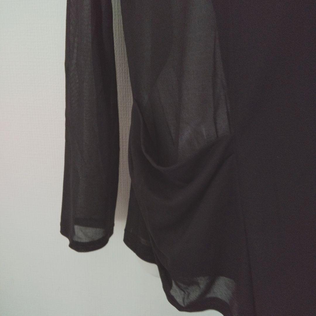 ky69【超美品】レオナールファッション カンカン素材 シースルー