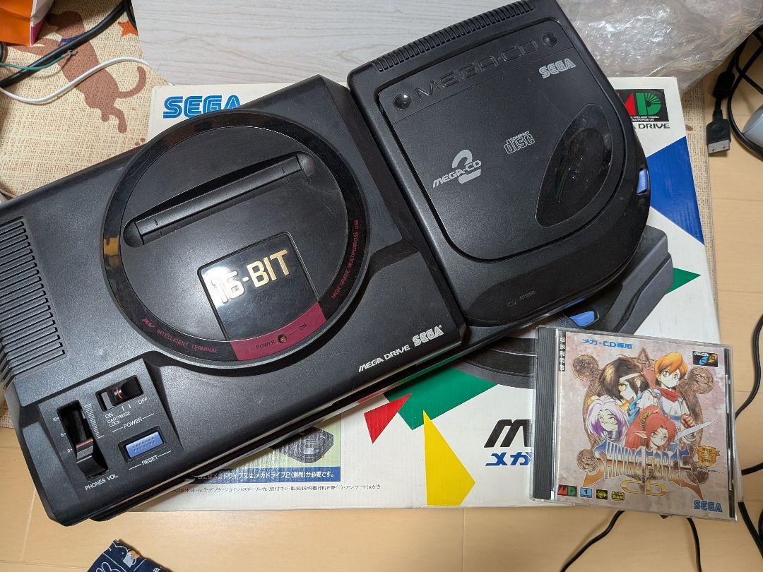 ジャンク メガドライブ・メガCD2 本体 セット ソフト付