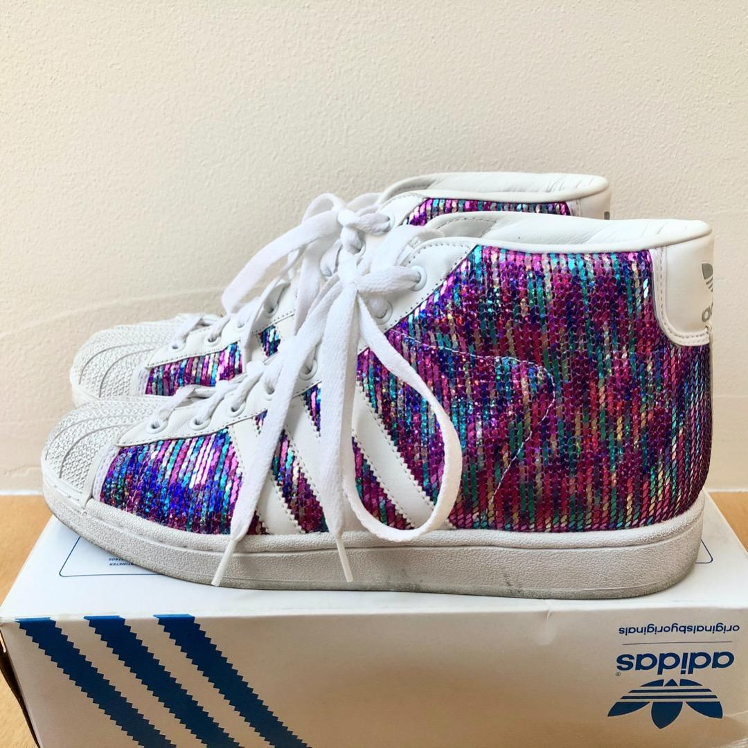 addidas jeremy scott スパンコール スニーカー メンズ | www