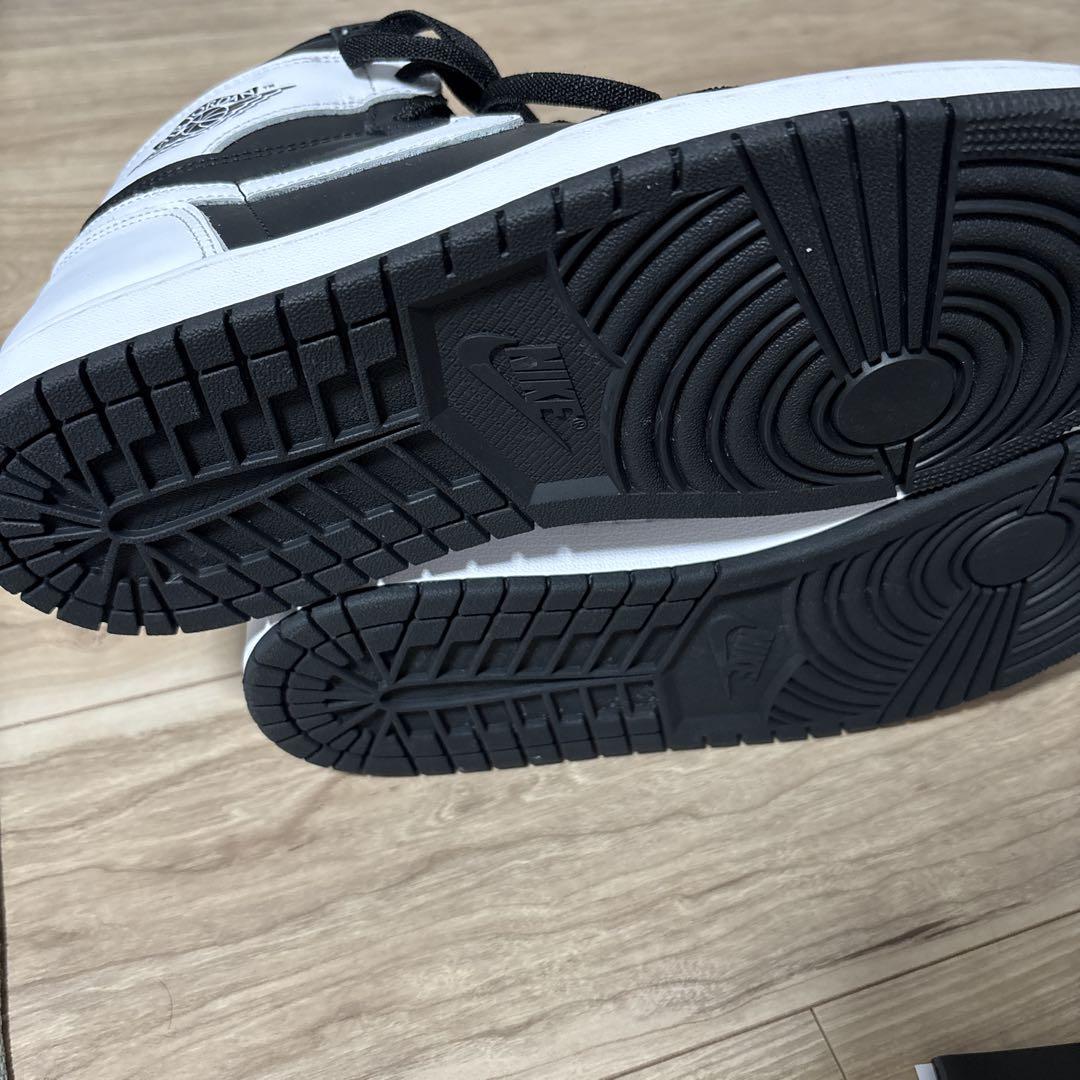 靴 Air Jordan 1 Retro High OG \"Black/White\"
