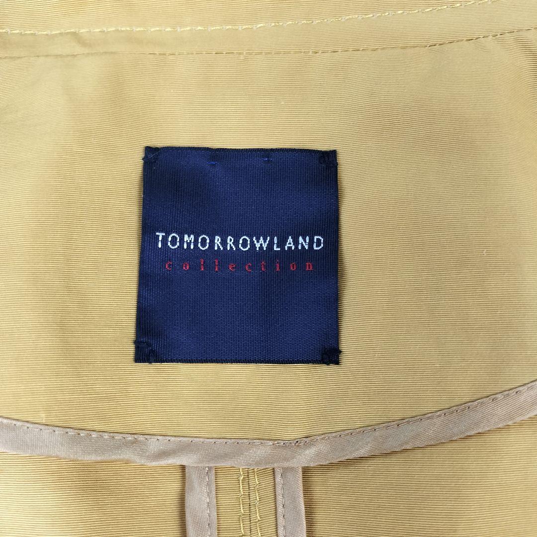 TOMORROWLAND　ノーカラートレンチコート　Ｌsize