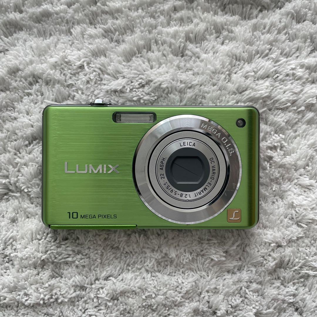 【美品】Panasonic デジタルカメラ LUMIX DMC-FS7 グリーン 美品動作確認済】Panasonic パナソニック LUMIX FS7 グリーン