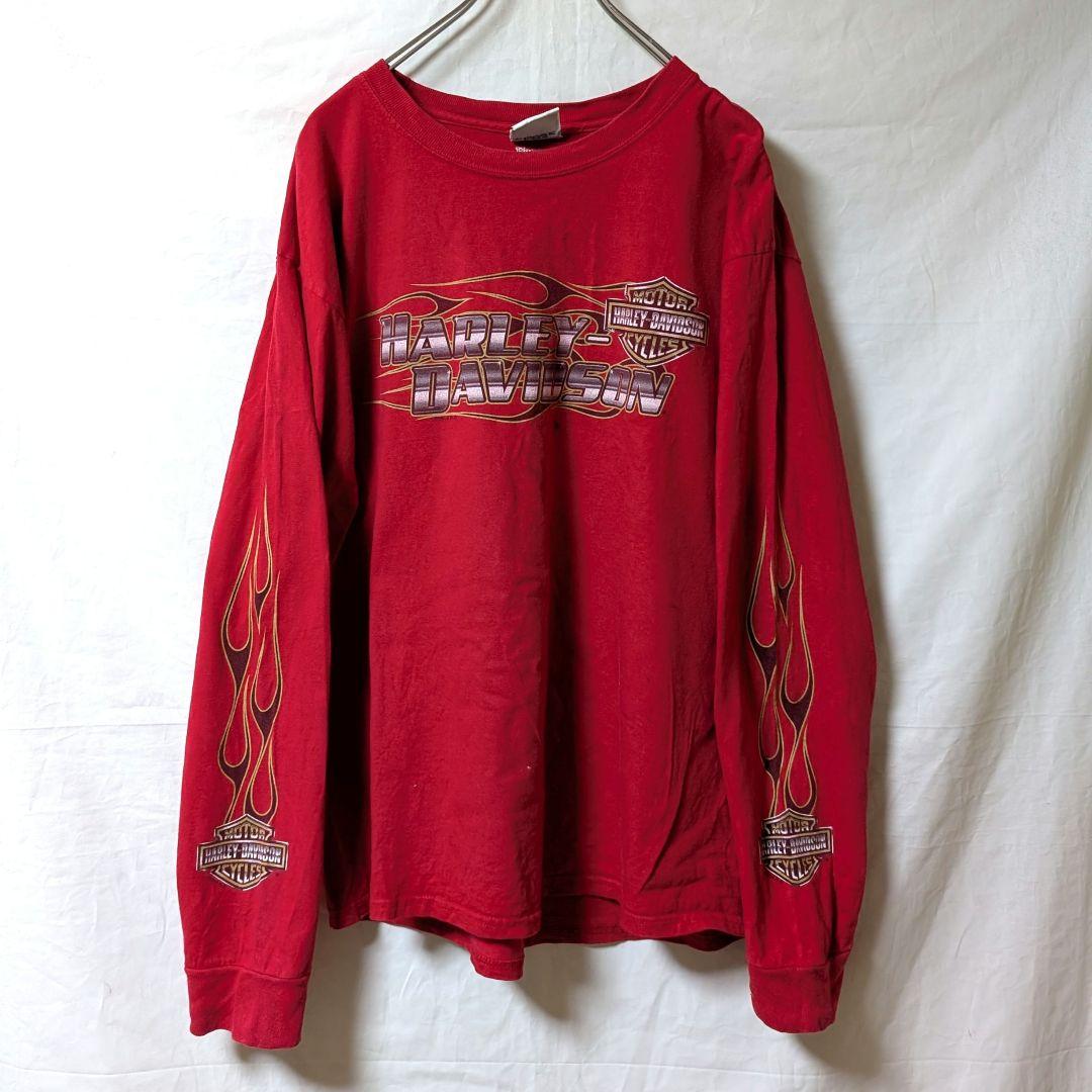 【ハーレー ダビッドソン】 ロンTシャツ ロンT e106