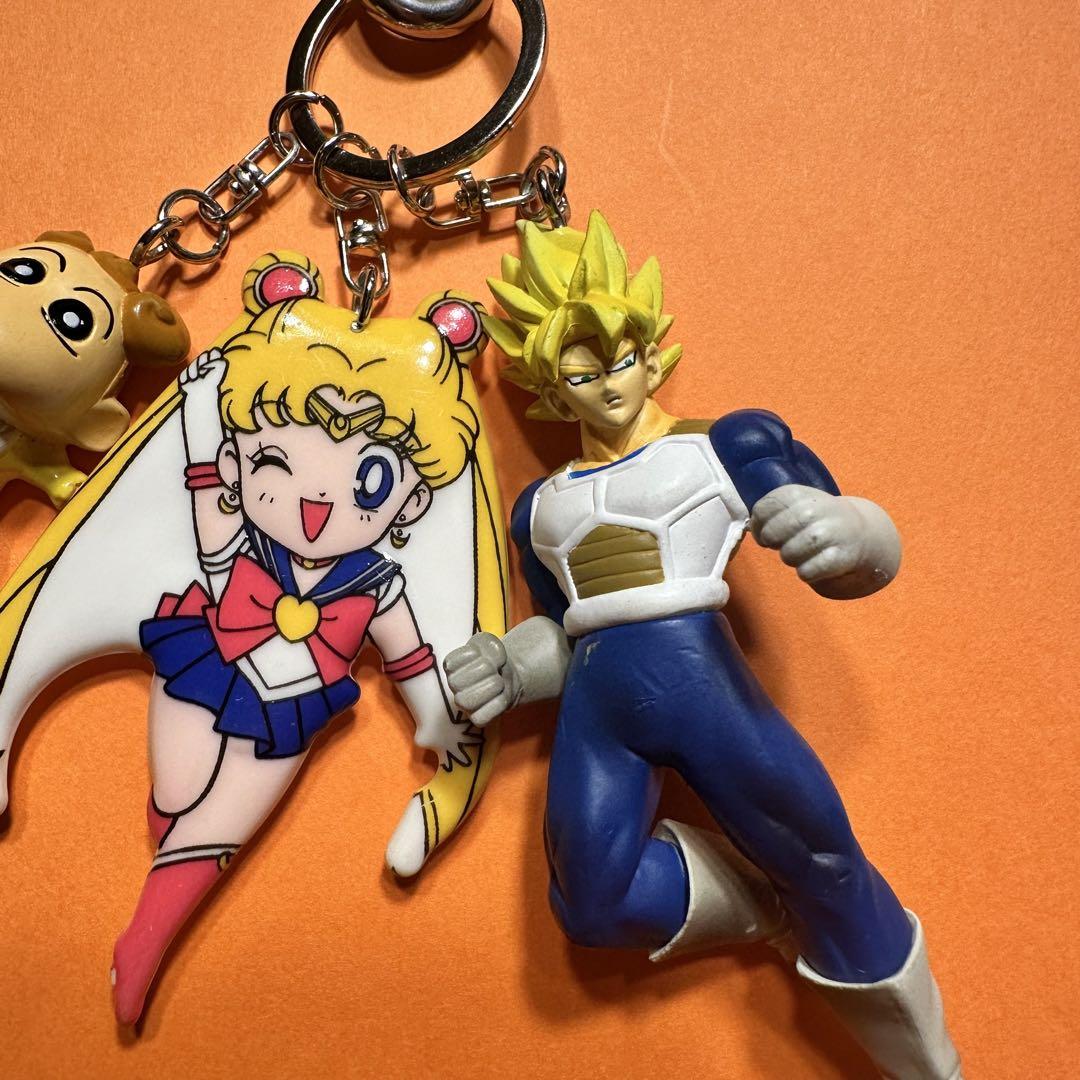 当時物【90s】レトロ ドラゴンボール セーラームーン ひまわり キーホルダー - メルカリ