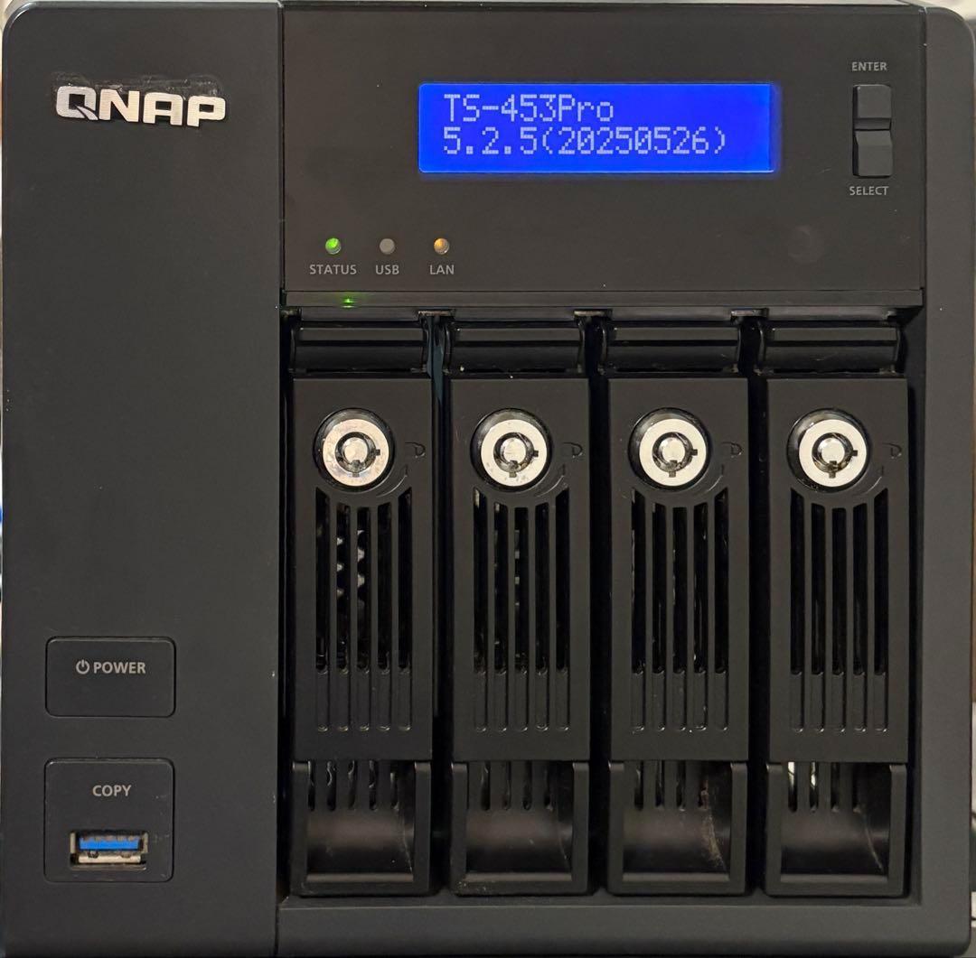 QNAP／TS-453Pro メモリ8GB