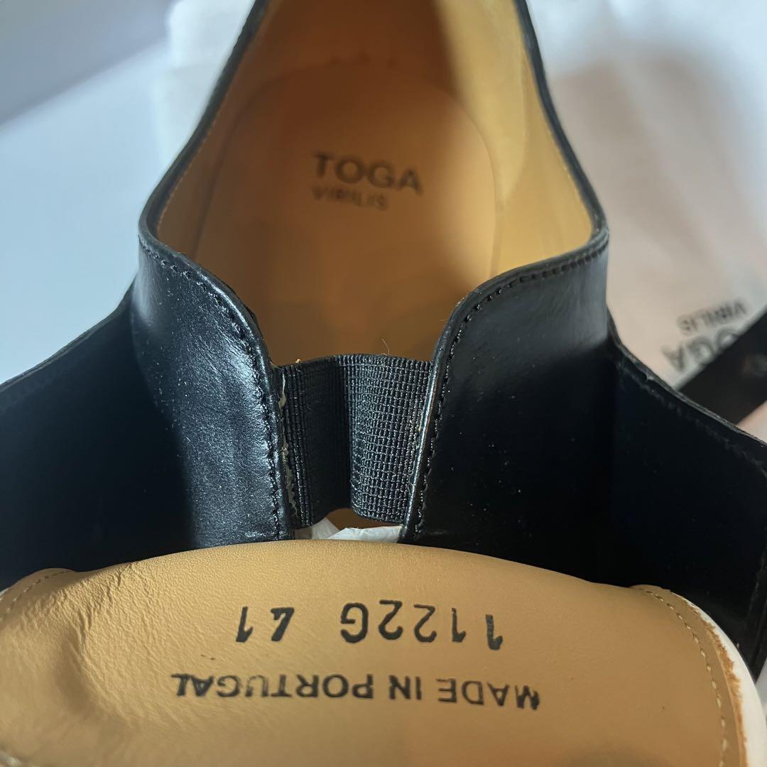 ◆未使用41 jp26 TOGA VIRILIS モンク シューズ ※訳有