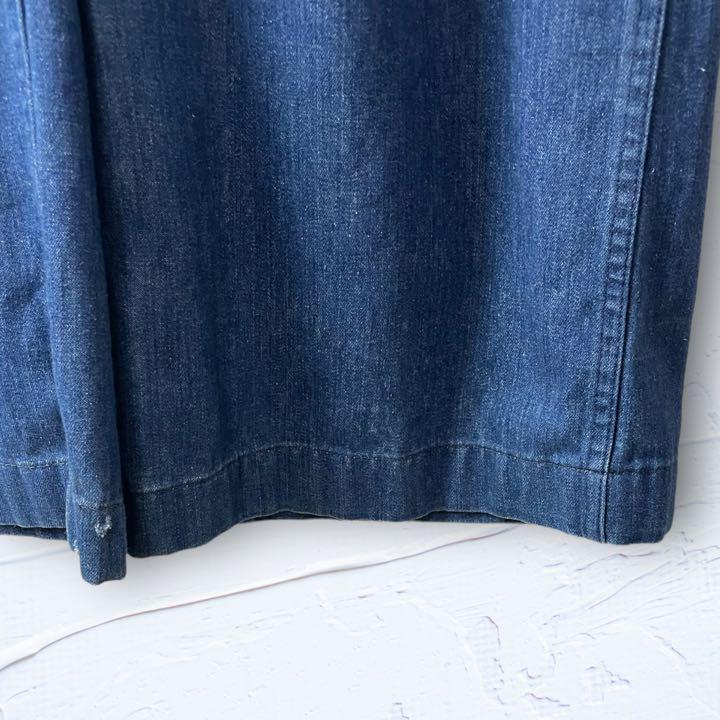 us navy デニム セーラーパンツ 90s 在庫品即発送 us 90s デニム セーラーパンツ navy デニム/ジーンズ