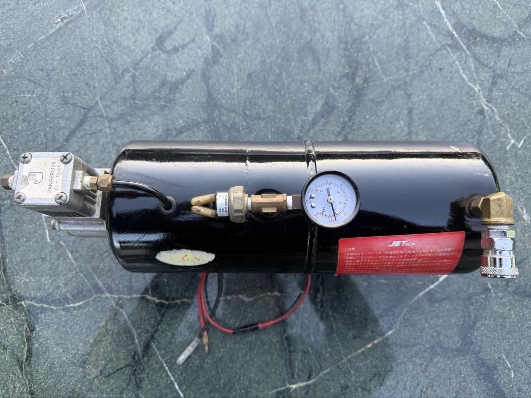 12v コンプレッサー　ヤンキーホーン　JETイノウエ　エアータンク