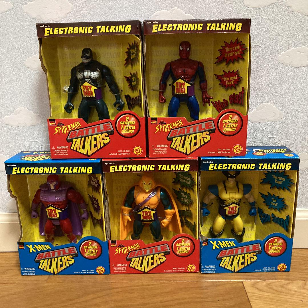 スパイダーマン & X-Men バトルトーカーズ 6体セット - アメコミ