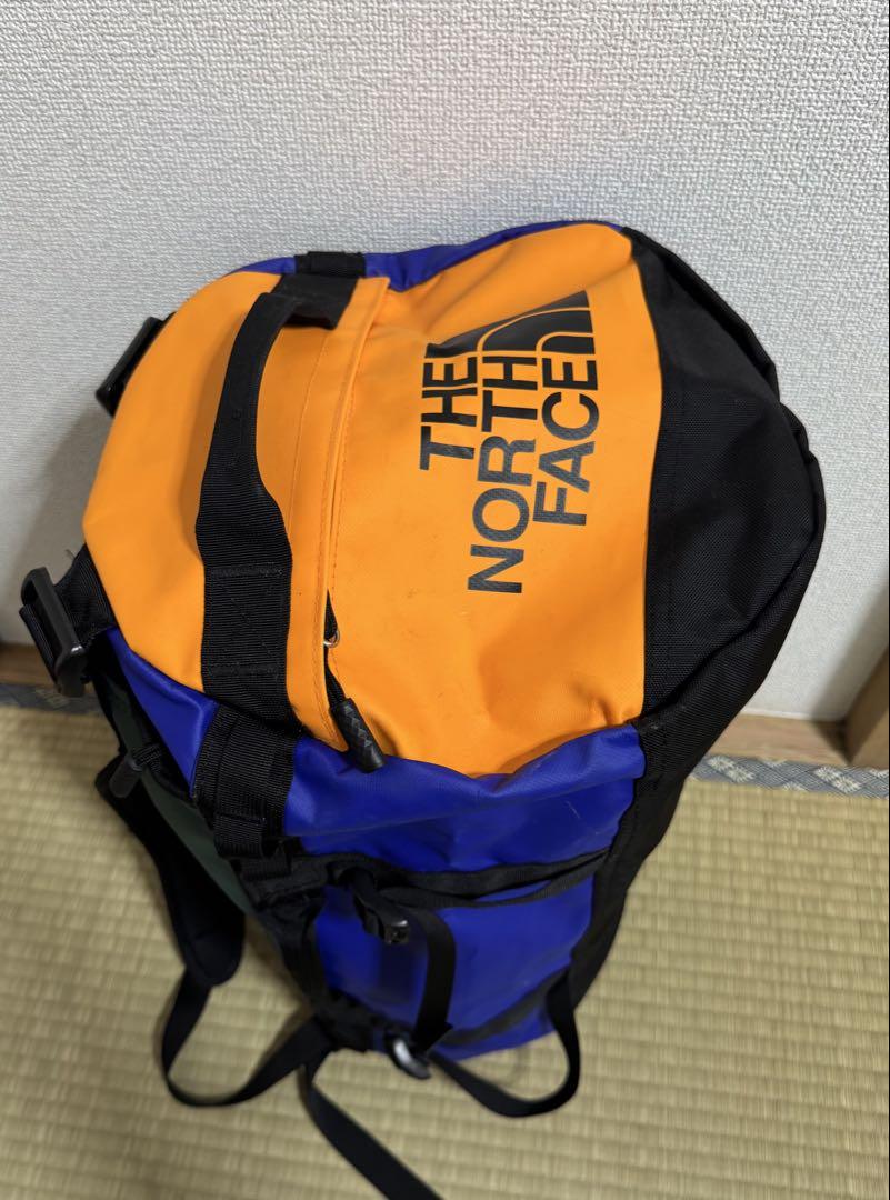 THE NORTH FACE ダッフルバッグ オレンジ/青/黒